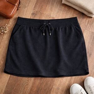 Croft & Barrow Black Mini Skirt